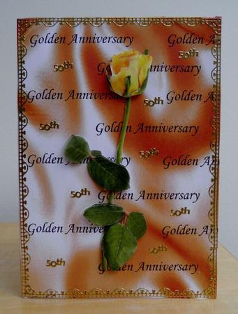 Golden Anniversary Backing Sheet by Jose Hopkins