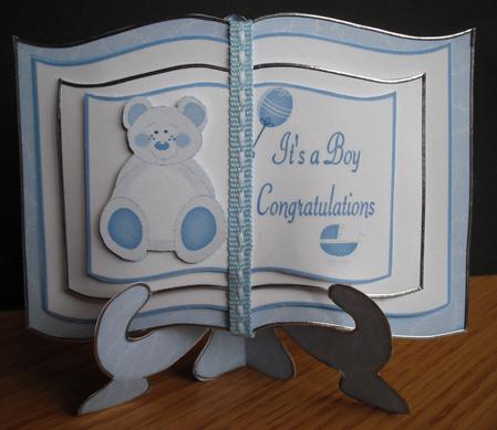 Mini Baby Boy Book and Stand by Jose Hopkins