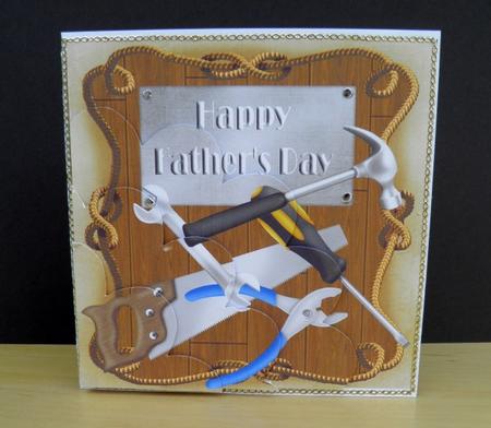 Father's Day Tools Card Front by Jose Hopkins