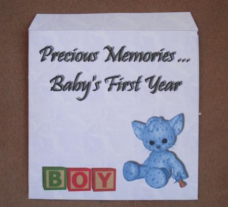 Cd/dvd Gift Sleeve - Baby Boy Keepsake by Jose Hopkins