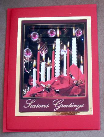 Tunnell Card Candles of Christmas Seasons Greetings from Ou by Jose Hopkins