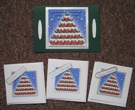 Christmas Pudding Tree Tunnel Topper by Jose Hopkins