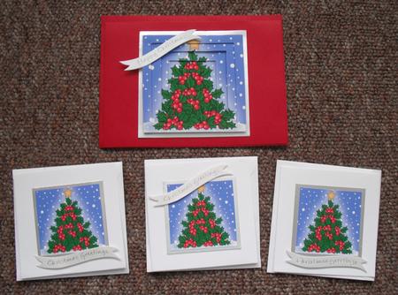 Christmas Holly Tree Tunnel Topper by Jose Hopkins
