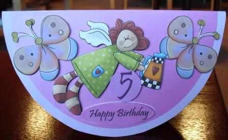 Wobble Card Flutterby Numbers 1-10 Happy Birthday You Did I by Jose Hopkins