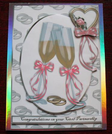 Female Civil Partnership Wine and Roses by Jose Hopkins