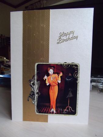 Vintage Elegance Card Front Step by Step by Joy Chappelle