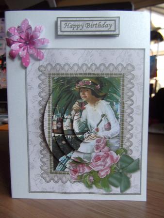 Antique Roses and Lace Birthday by Joy Chappelle