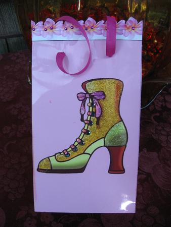 Big Boot Gift Bag by Joy Comstock
