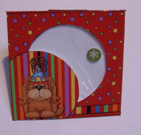 Cookie Pocket - Birthday Puppy Red by Joy Comstock