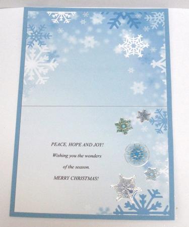 Christmas Snowflakes with Verse by Joy Comstock