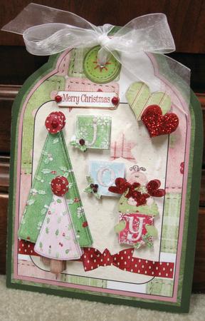 Joy - Shaped Card Front by Joy Comstock