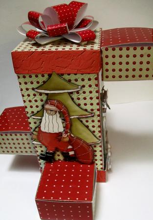 Beary Christmas Keepsake Treasure Box Card Kit by Joy Comstock
