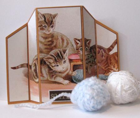 Kitties Play by Joy Comstock