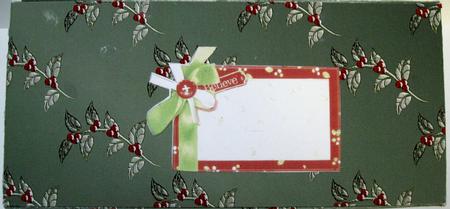 Christmas Floral Background Paper by Joy Comstock