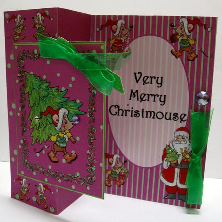 Nhote ~ Merry Christmouse by Joy Comstock