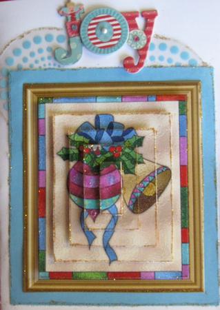 Blue Decorations Pyramid by Joy Comstock
