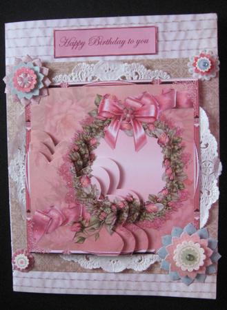 Wreath of Roses by Joy Comstock