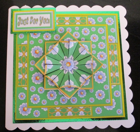 JJ DAISY 5X5 TEA BAG CARD 1 by Joy Jerome