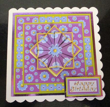 JJ DAISY 5X5 TEA BAG CARD 3 by Joy Jerome