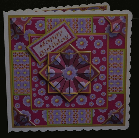 JJ DAISY 8X8 TEA BAG CARD KIT 2 by Joy Jerome