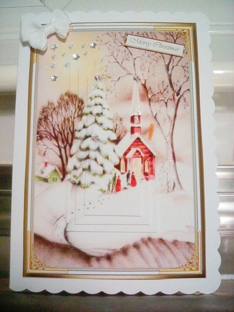 Celebrate Christmas Pyramid Topper by Joyce Edwards