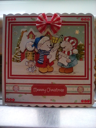 Christmas carolers by Joyce Edwards