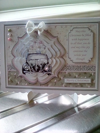 CAR & GIFTS Muted Christmas A5 Pyramage & Insert Kit by Joyce Edwards