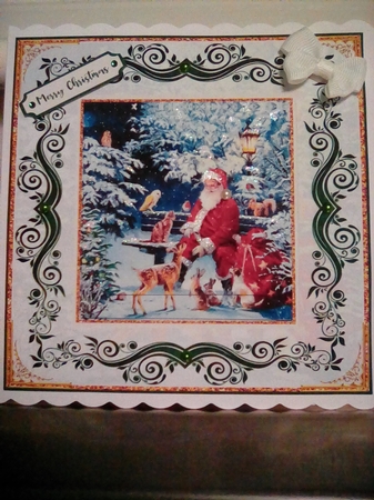 Sharing Christmas Love Pyramid Topper by Joyce Edwards