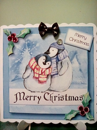 Christmas Couple - Perfect Penguins by Joyce Edwards