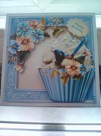 Magic Garden Cupcake by Joyce Edwards