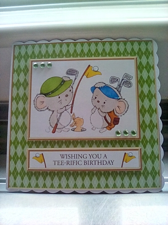 Wishing You A Teerific Birthday (Green) by Joyce Edwards