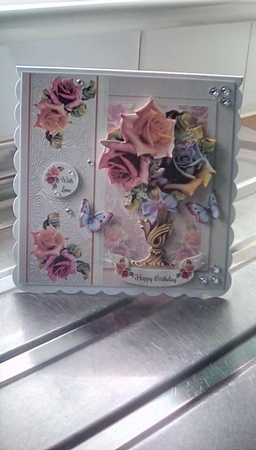 Vintage Rose Mini Page Kit by Joyce Edwards