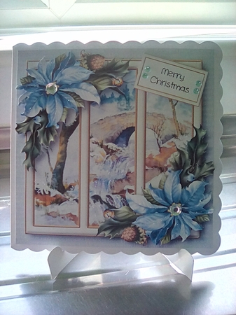 Christmas Scenic Trio - Snowy Bridge by Joyce Edwards