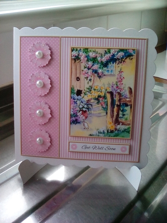Get Well Soon - Garden Scene #6 by Joyce Edwards