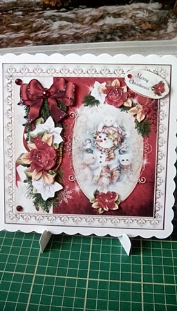 Snowman 02 Christmas Mini Page Kit by Joyce Edwards