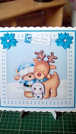 Bear, Reindeer And Snowman Mini Kit 2 by Joyce Edwards