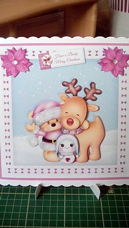 Bear, Reindeer And Snowman Mini Kit 3 by Joyce Edwards