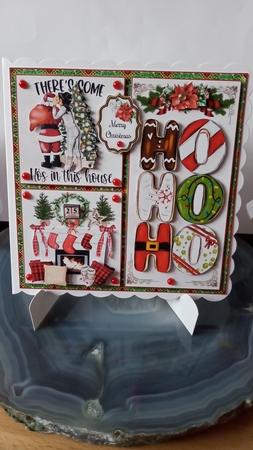 Ho Ho Ho Collage Mini Page Kit by Joyce Edwards