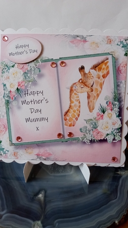Open Book Happy Mothers Day Mummy 8x8 by Joyce Edwards