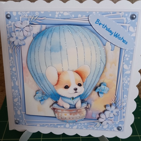 8x8 Mini Kit, Up and Away pup by Joyce Edwards