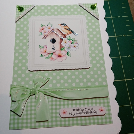 Lovely Birdhouse Birthday Topper - #1 by Joyce Edwards