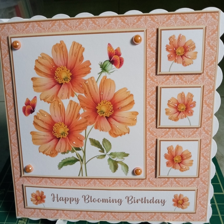 Happy Blooming Birthday - Card One by Joyce Edwards