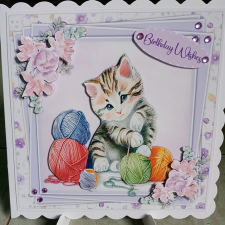 8x8 Mini Kit, Gorgeous Kittys Playtime 2 by Joyce Edwards