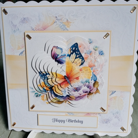 Butterflies and Flowers Bouquet No.1 by Joyce Edwards