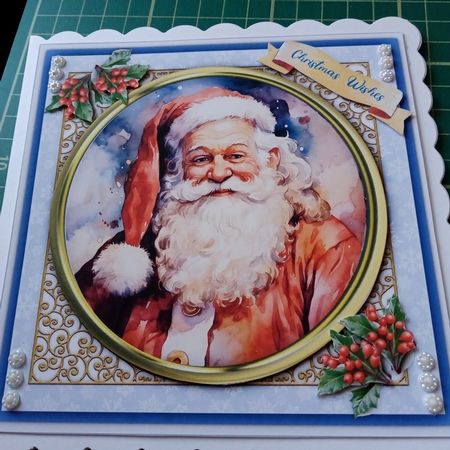 8x8 Mini Kit, Dear old Santa by Joyce Edwards