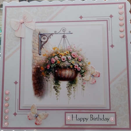Pretty Hanging Baskets by Joyce Edwards