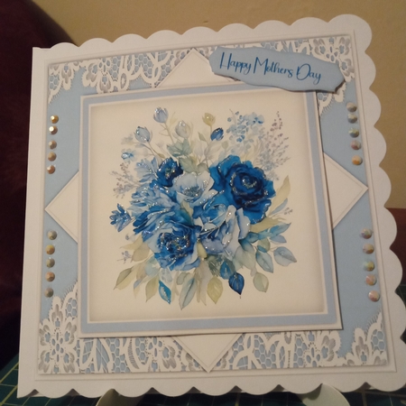 8x8 Mini Kit , Beautiful Blue Mist by Joyce Edwards