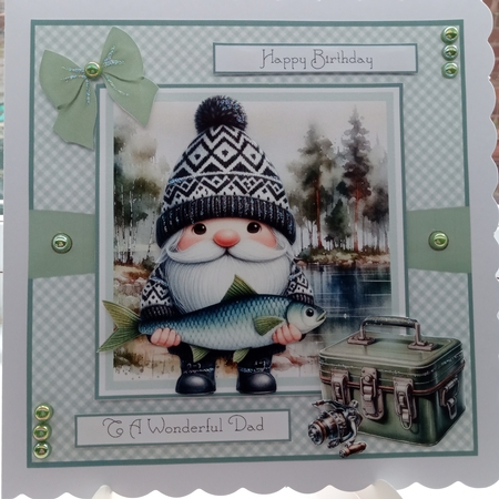 Gnome Fishing by Joyce Edwards