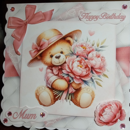 Animals With Peonies Mini Kit by Joyce Edwards