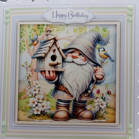 8x8 Mini Kit , Beautiful Spring Gnomes by Joyce Edwards